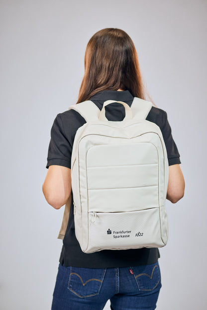 Laptop-Rucksack – Beige