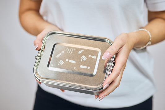 Lunchbox aus Edelstahl 1200 ml - Lasergravur