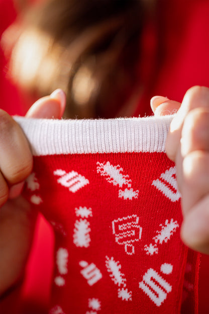 Sparkassen-Socken – Signalrot