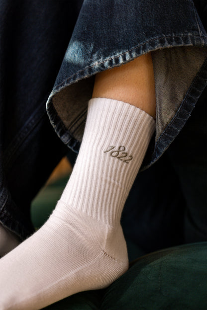 1822-Socken – Weiß