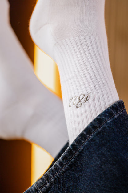 1822-Socken – Weiß