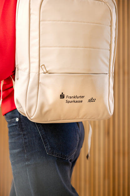 Laptop-Rucksack – Beige