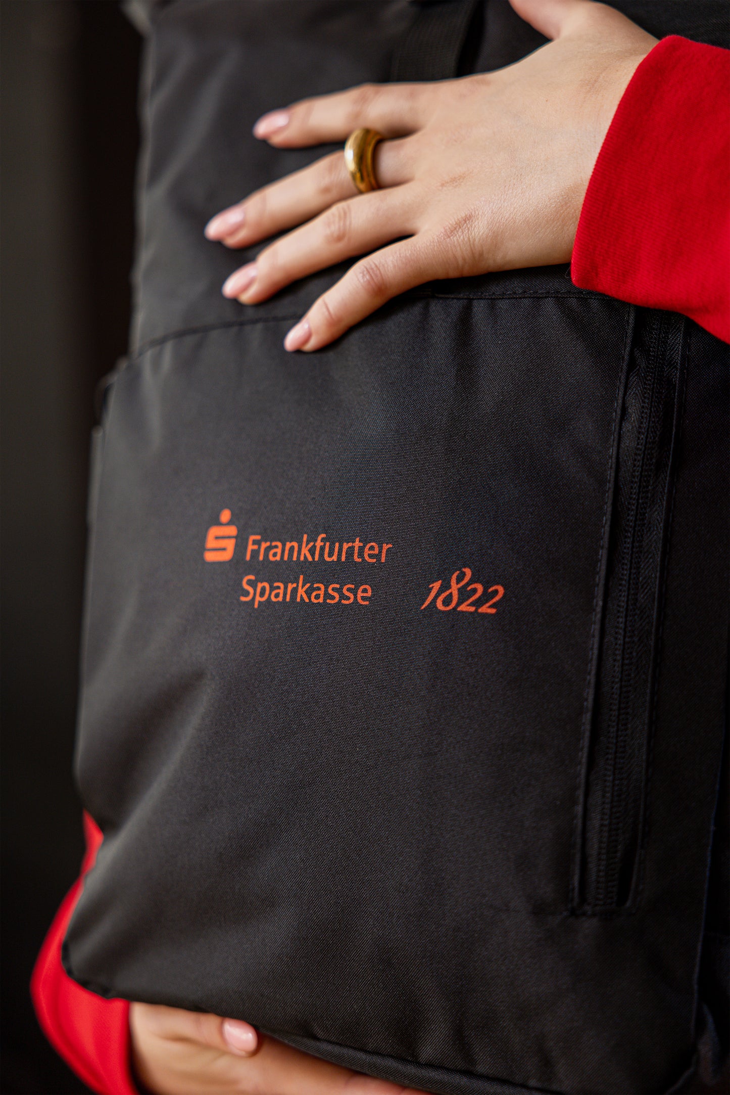 Rolltop-Rucksack – Schwarz