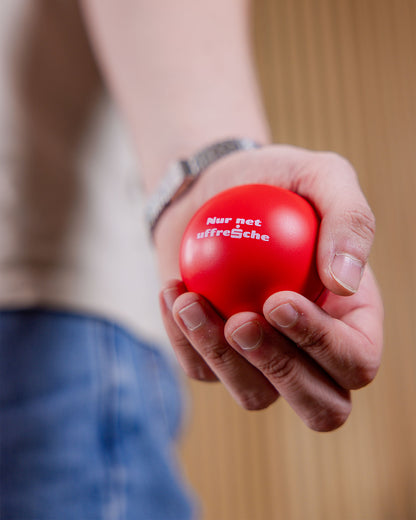 Stressball „Nur net uffresche“