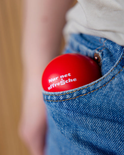 Stressball „Nur net uffresche“